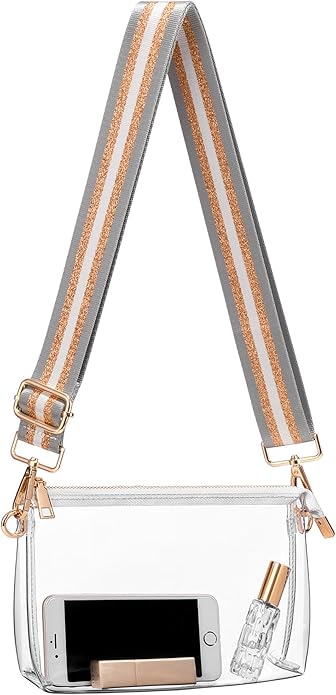 BS-VOG Clear Purse for Women | Stadium Approved Crossbody Bag