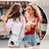 BS-VOG clear crossbody bag for concerts, festivals, stadiums, and everyday use