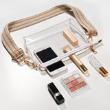 BS-VOG clear purse for women, stadium-approved crossbody bag for concerts and sports
