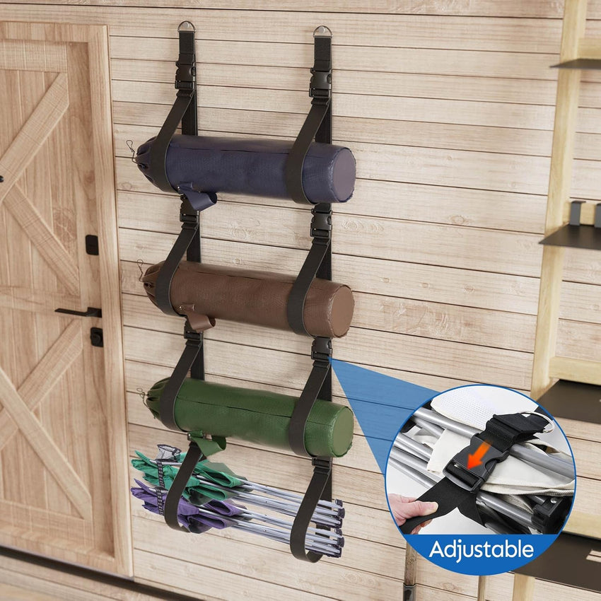 BS-VOG easy install garage wall storage system with quick release buckles